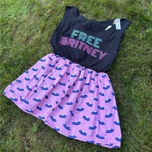 OOAK Free Britney UFO dress